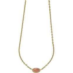 SUNSTONE 18K GOLD NECKLACE