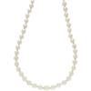 Image 1 : CULTURED PEARL DIAMOND PLATINUM GOLD NECKLACE