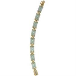 JADE 14K GOLD BRACELET