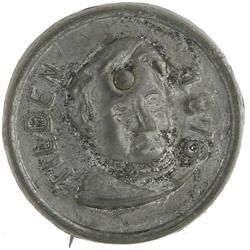 Samuel Jones Tilden 1876 Silvered Campaign Pin