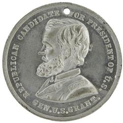 Ulysses Grant Republican for President Medal