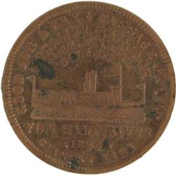 1880 "Salt River" Hancock Campaign Token