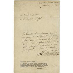 Jean-Baptiste Bernadotte Document Signed