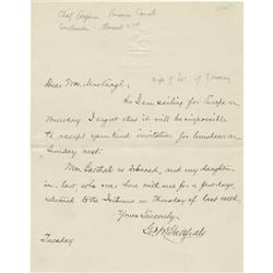 General George Washington Goethals Autograph