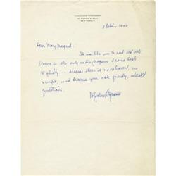 Vilhjalmur Stefansson Autograph Letter Signed