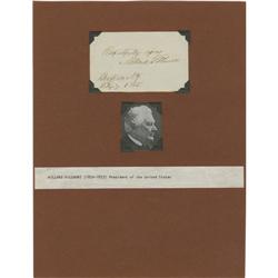 Millard Fillmore Signature