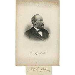 James A. Garfield Clipped Signature