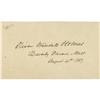 Image 1 : Oliver Wendell Holmes Sr. Autograph Card
