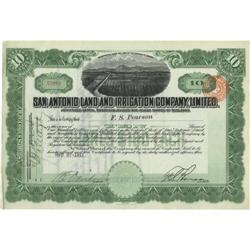 Frederick Stark Pearson Signed Stock Certificate