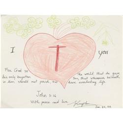 Vietnam War Icon Kim Phúc Original Drawing