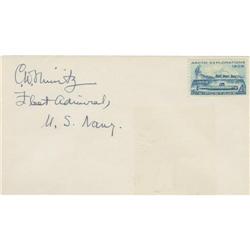 Chester Nimitz Signed Cover
