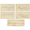 Image 1 : Lot of 15 Autographs of 19th Century Americans