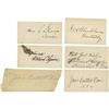 Image 2 : Lot of 15 Autographs of 19th Century Americans
