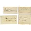 Image 3 : Lot of 15 Autographs of 19th Century Americans