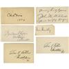 Image 1 : Lot of 20 Autographs of 19th Century Americans