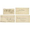 Image 4 : Lot of 20 Autographs of 19th Century Americans