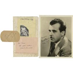 Lot of 18 Vintage Entertainment Signatures