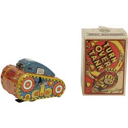 Marx Turnover Tank Wind-up Toy in Original Box