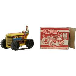 Marx Midget Climbing Tractor Wind-up Toy in Box