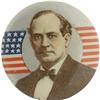 Image 1 : William Jennings Bryan Celluloid Campaign Button