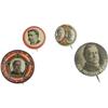 Image 1 : Lot of 4 William Howard Taft Celluloid Buttons