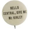 Image 1 : William McKinley Celluloid 1898 Campaign Button