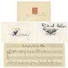 Image 1 : Famous Composers Signed Stamps. Set of three 3"