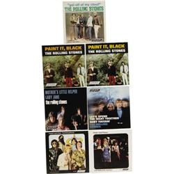 Rolling Stones Picture Sleeve Group of 7. Rollin