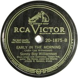 Sonny Boy Williamson 78 Group of 5. "You're An O