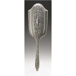 AN AMERICAN STERLING SILVER HAND MIRROR