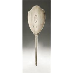 AN AMERICAN STERLING SILVER HAND MIRROR