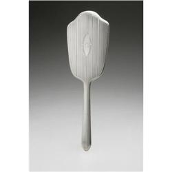 AN AMERICAN STERLING SILVER HAND MIRROR