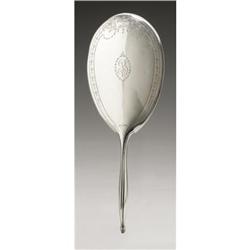 AN AMERICAN STERLING SILVER HAND MIRROR