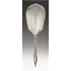 AN AMERICAN STERLING SILVER HAND MIRROR WEBSTER