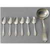 Image 1 : STERLING SILVER DEMITASSE SPOONS AND LADLE