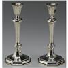 Image 2 : PAIR OF TIFFANY STERLING SILVER CANDLESTICKS