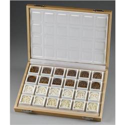 CHINESE CARVED IVORY CHECKERS SET