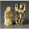 Image 1 : PAIR OF NETSUKE MAN AND WOMAN