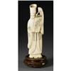 Image 1 : CHINESE CARVED IVORY FIGURE