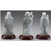 Image 2 : GROUP OF CHINESE CARVED JADE/HARDSTONE FIGURES