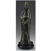 Image 1 : CHINESE CARVED HARDSTONE FIGURE OF A QUANYIN