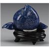 Image 2 : CHINESE CARVED LAPIS LAZULI PEACH