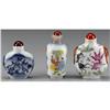 Image 1 : GROUP OF THREE CHINESE SNUFF BOTTLES
