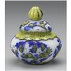 Image 1 : CHINESE BEIJING OVERLAY GLASS BOWL AND COVER