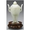 Image 2 : CHINESE CARVED JADE/HARDSTONE TRIPOD KORO