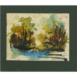 JOSEPHINE MAHAFFEY WATERCOLOR ON PAPER