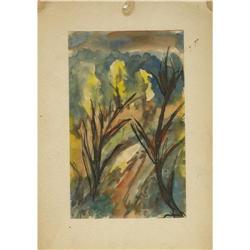 JOSEPHINE MAHAFFEY WATERCOLOR ON PAPER