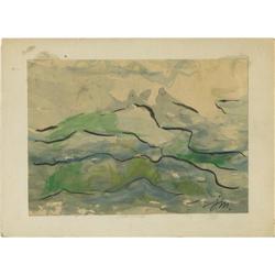 JOSEPHINE MAHAFFEY WATERCOLOR ON PAPER