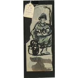 JOSEPHINE MAHAFFEY WATERCOLOR ON PAPER