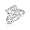 Image 1 : Natural 1.50 CTW Diamond Ring 14K White Gold - REF-245R7K